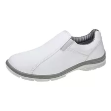 Sapato Social Branco Couro Masculino Feminino Epi Ca Médico