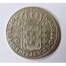 Bela Moeda De 960 Réis Do Ano 1814. Letra Monetária B.