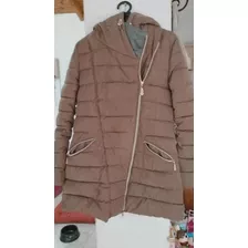 Camperón Con Capucha Talle S/m Mujer