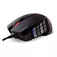 Mouse Gamer Corsair Scimitar Pro Rgb Black 16000 Dpi Macro