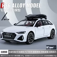 1:24 Con Luz Y Sonido Audi Rs6 Miniatura Car Luz Y So [u]