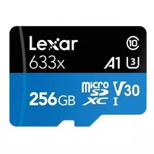 Tarjeta De Memoria Lexar Lsdmi256bbnl-633a High-performance 633x Con Adaptador Sd 256gb