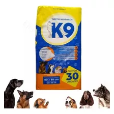 Tapete K9 Higiênico Pet Para Cães Gatos 30 Unidades 80x60 Cm