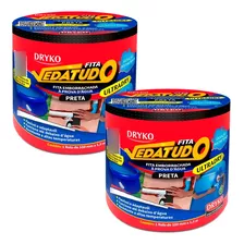 Kit 2 Fita Adesiva Reparadora Para Uso Geral 100 Mm X 1,5 M