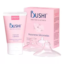 Kit Bushi Para Madres Crema 50g Y Pezoneras X2