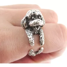 Anillo C/ Forma Perro Mascota Poodle Terrier Bulldog 