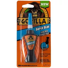 Gorilla Micro Precise Super Glue, 6 Gramos, Transparente, Pa