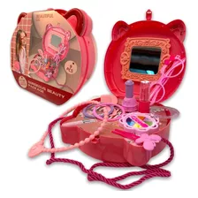 Set Belleza Maquillaje Juguete Cartera Maletín Niña Niño