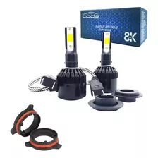 Kit Super Led Techone 8000k 12v H7 Gol G5 C/ Adaptador Led