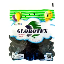 Balão Bexiga Nº 5 Polegadas Redondo Globotex - 50 Unidades