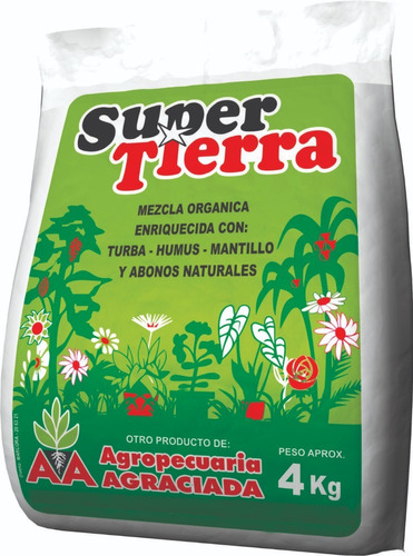Super Tierra Agro A. Paquete 4 Kg,
