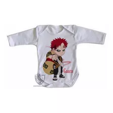 Body Bebê Infantil Nenê Criança Manga Naruto Gaara Anime