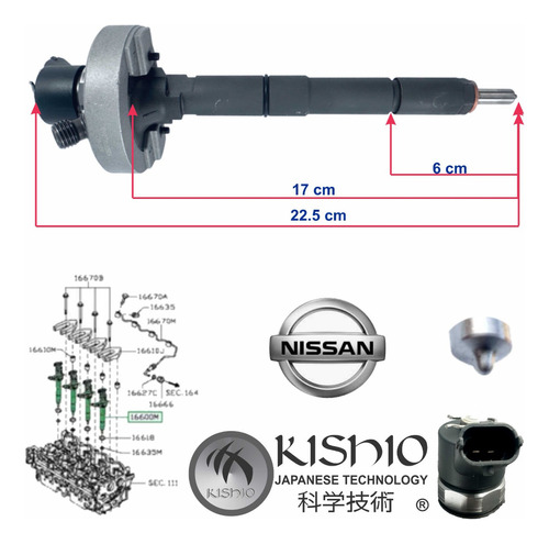 4 Inyectores Diesel Filtros Nissan Frontier 3.0 06-18 Tdi Foto 6