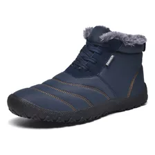 Botas De Inverno Masculinas Impermeáveis, Sapatos Rasos De N