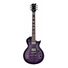 Guitarra Elétrica Ltd Ec Series Ec-256 De Bordo/mogno See-thru Purple Sunburst Com Diapasão De Jatobá Assado