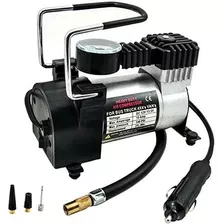 Compressor De Ar Mini Elétrico Portátil B-max 35w 12v Prata Cor Prateado