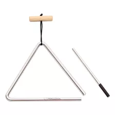 Triangulo Musical De Aluminio Infantil - 17 Cm.