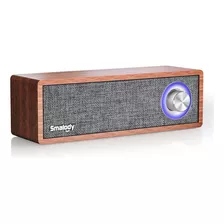 Altavoz Bluetooth Retro De Madera, Mini Altavoces Bluetooth. Color Gris