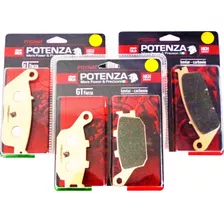 Kit Pastilha D/t Potenza Metalica Kawazaki Z 750 Até 11