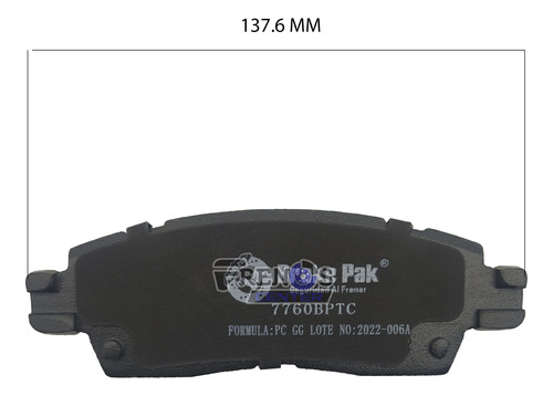 Pastilla Freno Tra Brake Pak Para Buick Enclave Foto 7