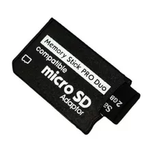 Tarjeta Memory Stick Adaptador Para Micro Sd Cámara / Psp