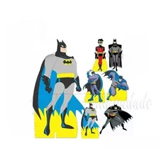 Kit Batman, 7 Display De 25 Cm E 60cm Decoração De Mesa