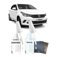 Tinta Tira Risco Fiat Argo S-design 2020 Branco Banchisa