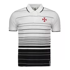 Camisa Polo Infantil Vasco Da Gama Fio Tinto Oficial + Nf