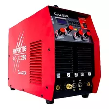 Máquina De Solda Tig Ac/dc Hypertig 250a Para Alumínio Cor Vermelho Frequência 50/60hz 220v