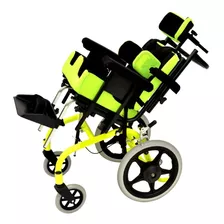 Cadeira De Rodas Infantil Reclinável Relax Amarela