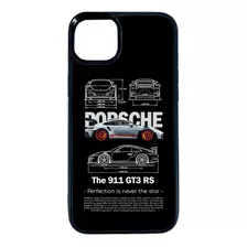 Funda Case Protector Celular - Auto Porsche 911 Gt3 Rs Negro