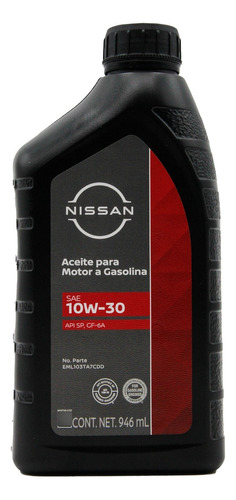 Aceite Mineral Nissan 10w30 Foto 2