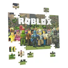 Quebra Cabeça Roblox Jogo 90 Peças Brinquedo Educativo