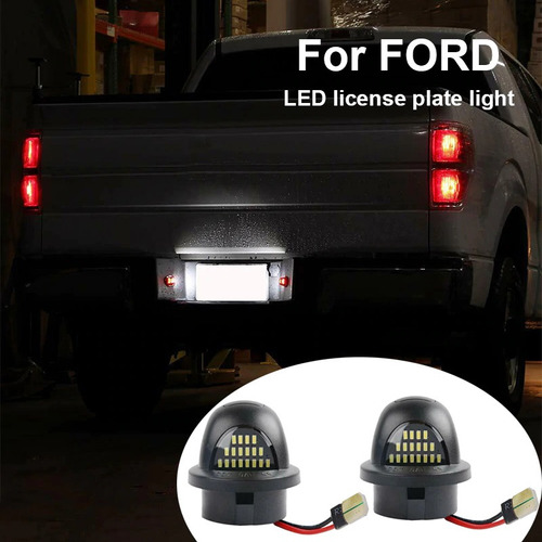 Luz Placa Ford F150 F250 F350 F450 Ranger Bronco Explorer Foto 3