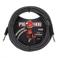 Cable Pig Hog Pch20ag Plug Para Guitarra Bajo 6 Metros