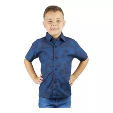 Camisa Social Masculino Infantil 1 A 16 Anos Promoção 
