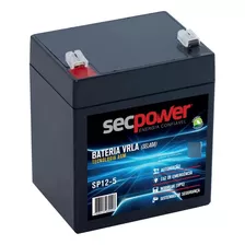 Bateria Secpower 12v 5ah Vrla Agm Selada - Nobreak