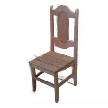 2 Cadeiras Em Madeira Angelim Pedra Crua, Lixada