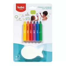 Set Crayolas Para Baño Con Esponja Buba, Mvd Kids