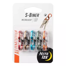 Sbiner Microlock De Aluminio, Mosquetón Cierre, Paquet...