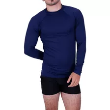 Kit 2 Blusas Térmicas Proteção Solar Uv 50+ Masculina Básica