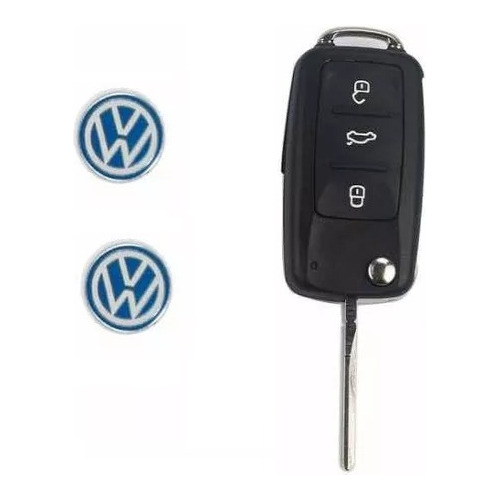 Logo Control Vw Logo Llave Volkswagen Vento Golf Jetta Polo Foto 2