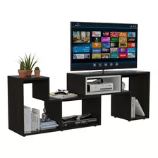 Rack Extensible Tv40 + Mesa De Centro - Wengue