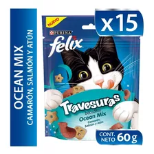 Snacks Para Gato Felix® Travesuras Ocean Mix 60g