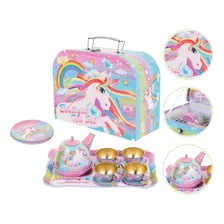 Juguete Set Tazas Té Para Niñas Acero Inoxidable 15 Pcs