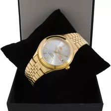 Relógio Orient Masculino Automático Em03 B1kx Dourado Ouro