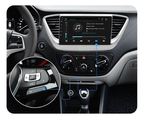 Estereo Android Hyundai Accent 2018-2022 Gps Radio Pantalla Foto 9