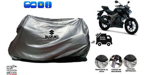 Funda Afelpada 100%impermeable Moto Suzuki Gsxr 150/750/1000 Foto 2