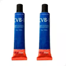 2x Cola Vulcanizante Remendo Frio Vulcaflex Cvb-01 15g Bike