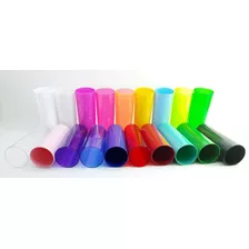  70 Copos Long Drink Diversas Cores. Até 3 Cores P/ Pedido